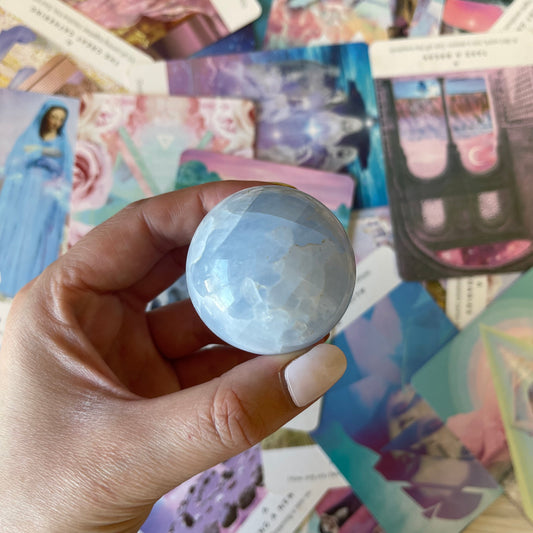 Blue Calcite Sphere