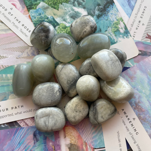 Grey Jade Tumbles