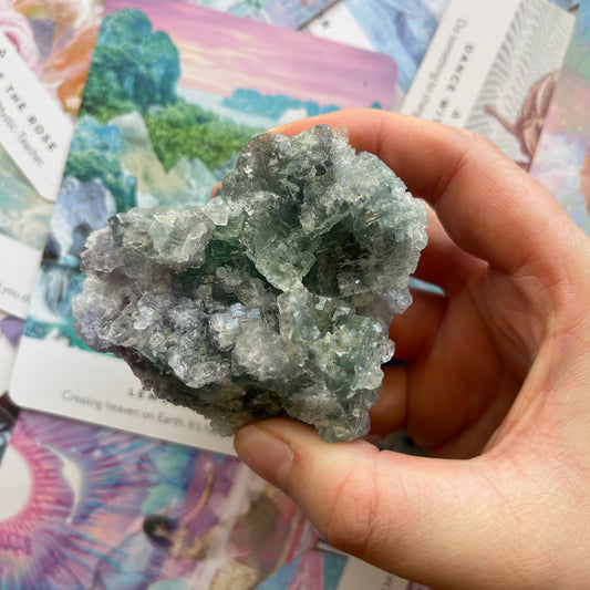 Fluorite Cube Formation Cluster