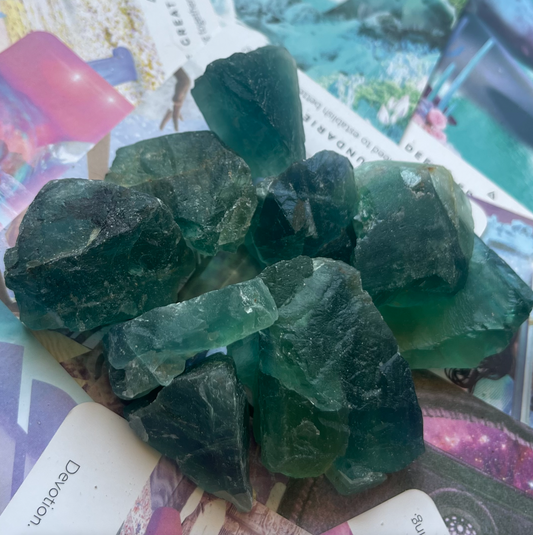 Green/Blue Fluorite Raw