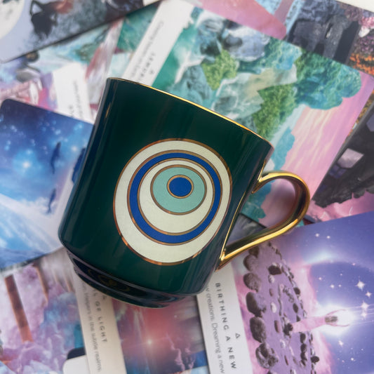 Evil Eye Mug ~ Green