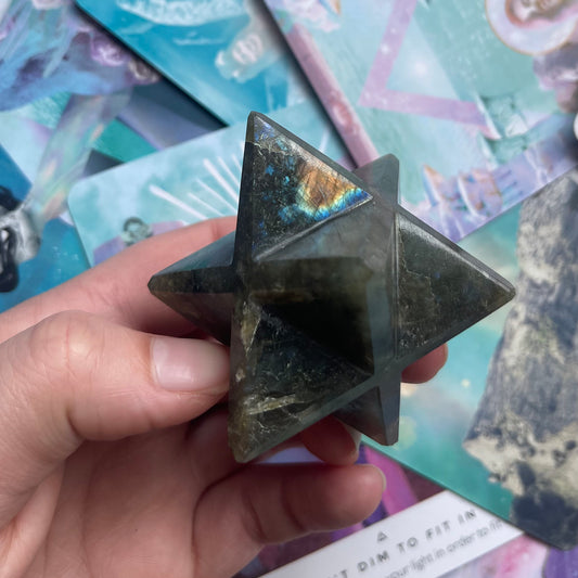 Labradorite Merkaba